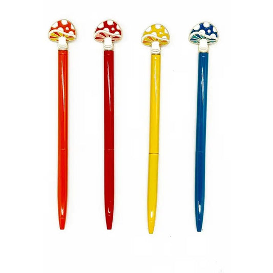 Enamel Mushroom Charm Pen