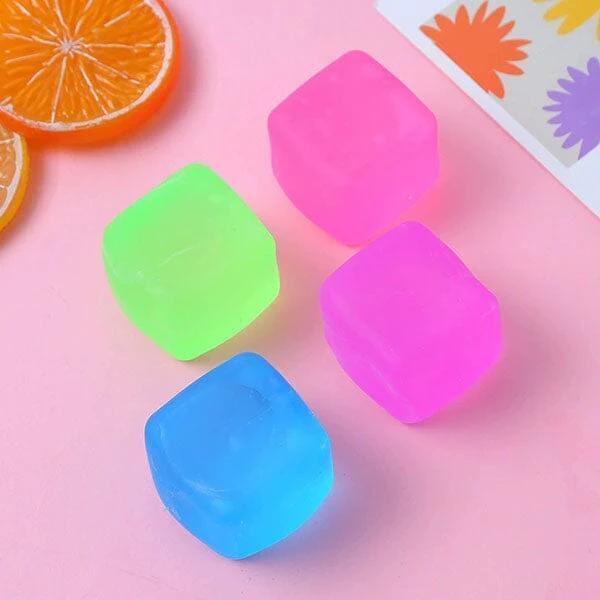 SugarSqueez Cube Squishy Fidget Sugar Stress Ball (1pc) Assorted Colors