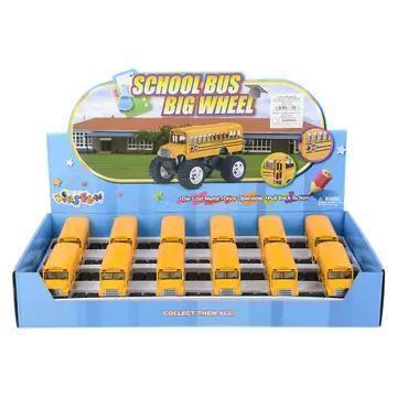 TS - 5" DIECAST PULL BACK BIG
WHEEL SCHOOL BUS (12