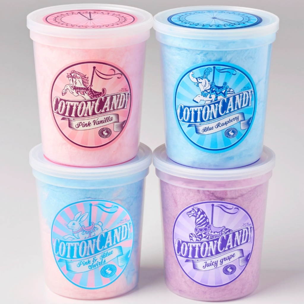 Pink & Blue Swirls Cotton Candy