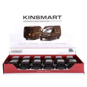 5" DIECAST PULL BACK UPS DELIVERY VAN