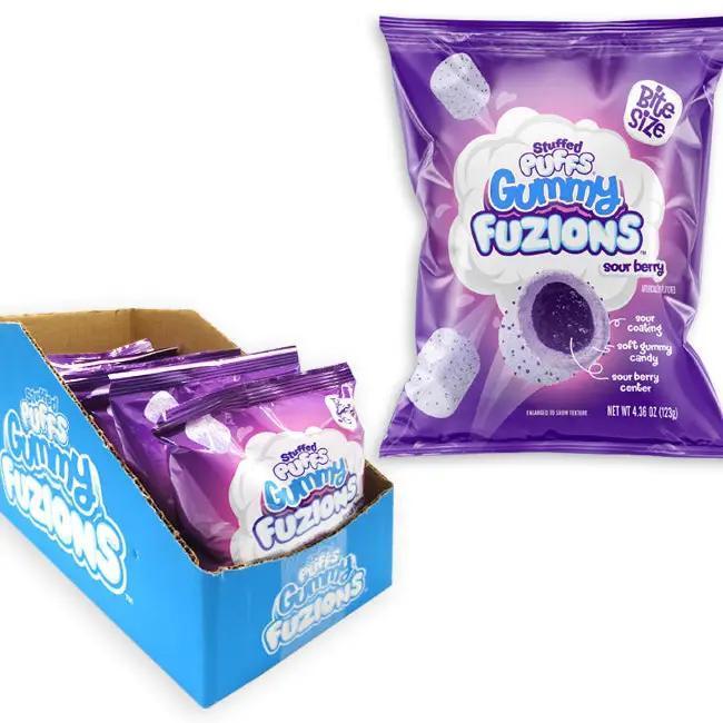 Stuffed Puffs Gummy Fuzions Sour Berry 4.36 oz