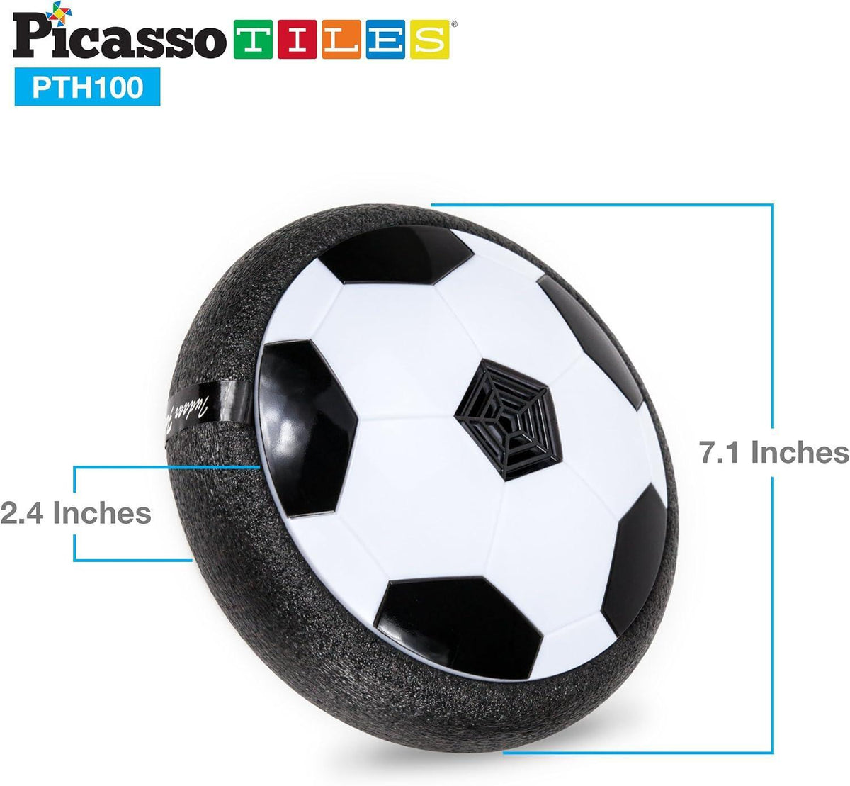 PicassoTiles Soccer Hoverball Air Hockey Electric