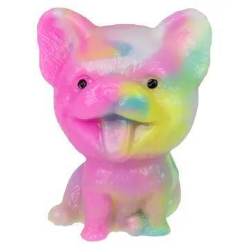 2.75" STICKY RAINBOW CORGI