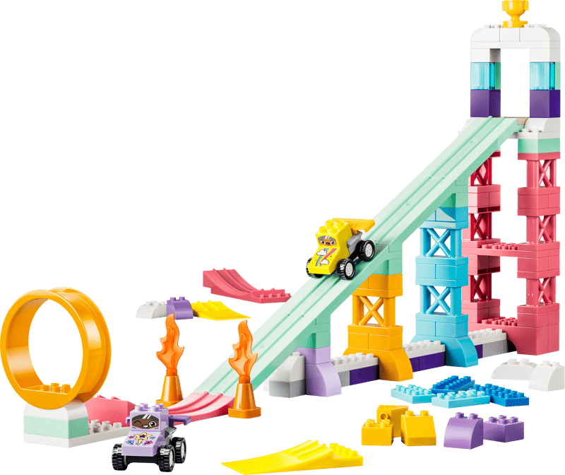 10478 3 in 1 Creative Ramps with Vehicles