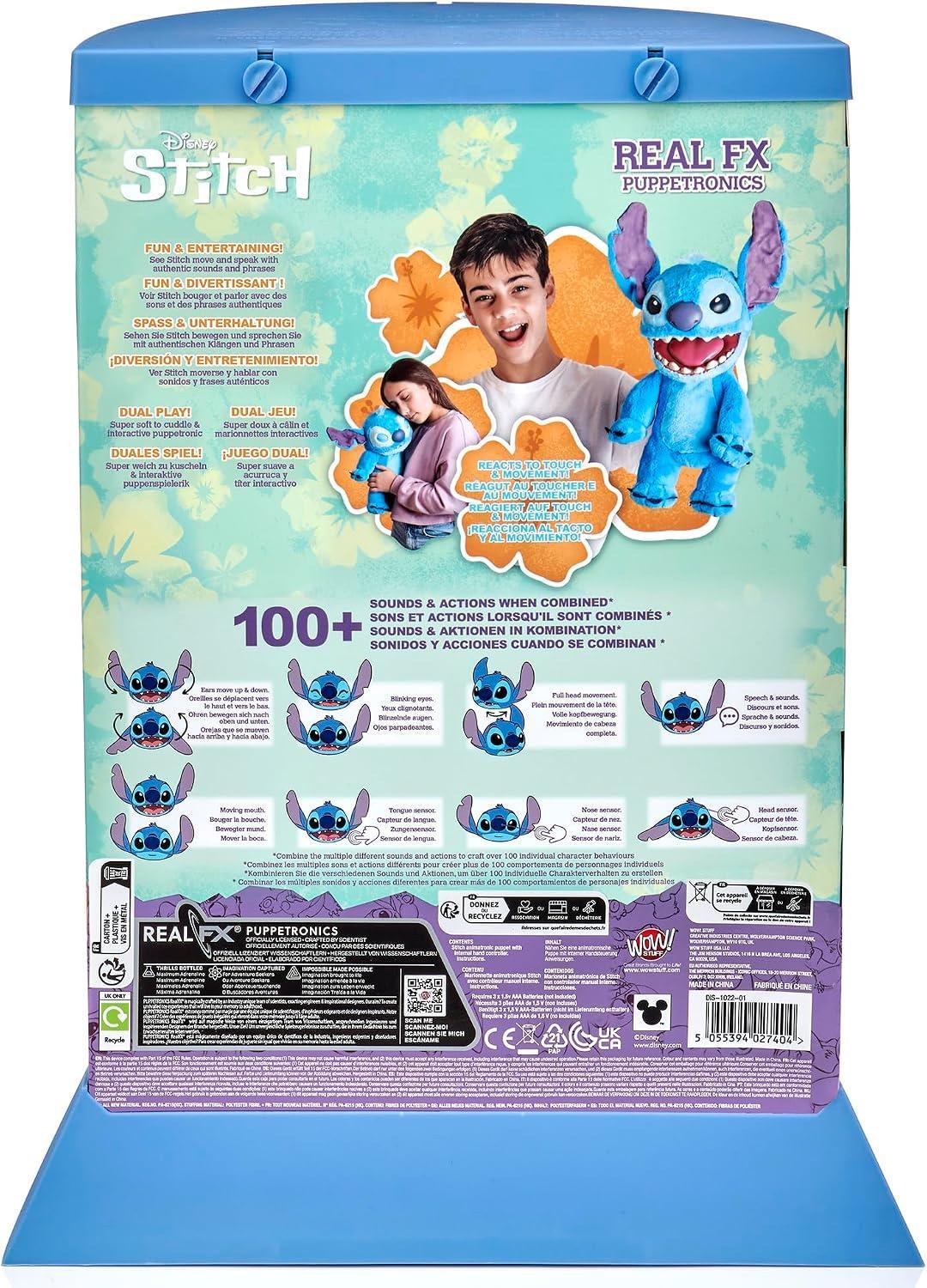 WOW! DISNEY STITCH PUPPETRONIC REALFX