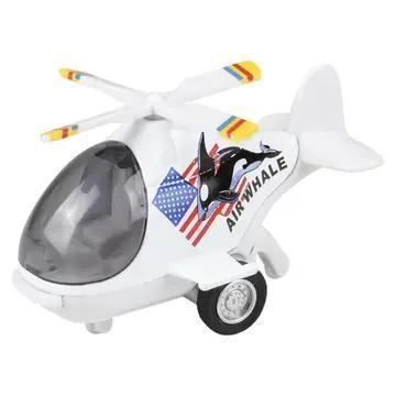 4" DIECAST PULL BACK AIR WHALE
HELICOPTER (12PCS/D