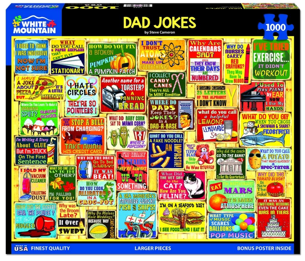 Dad Jokes (1932pz) - 1000 Piece Jigsaw Puzzle