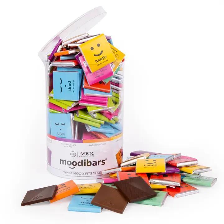 Moodibars® Squares Tub - Assorted Squares 120 pcs in tub