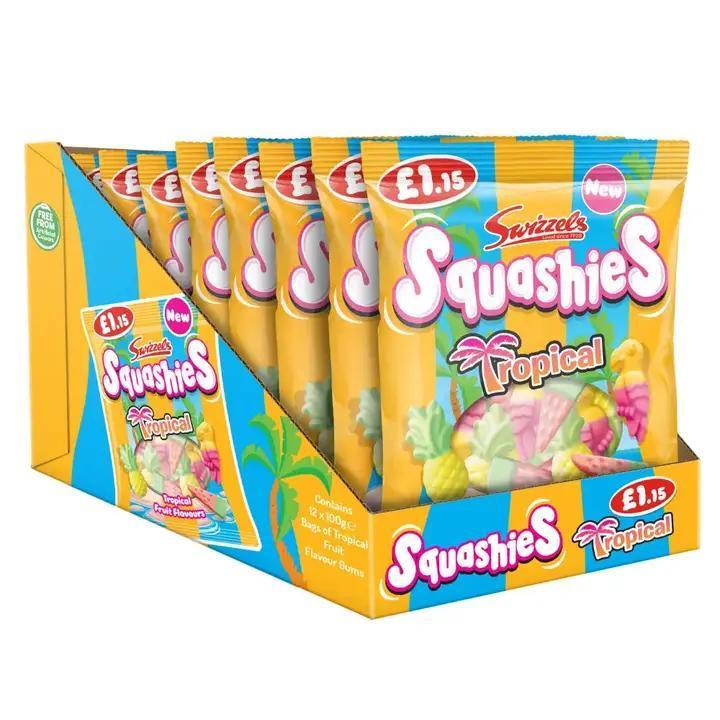 Swizzels Squashies Tropical Bag