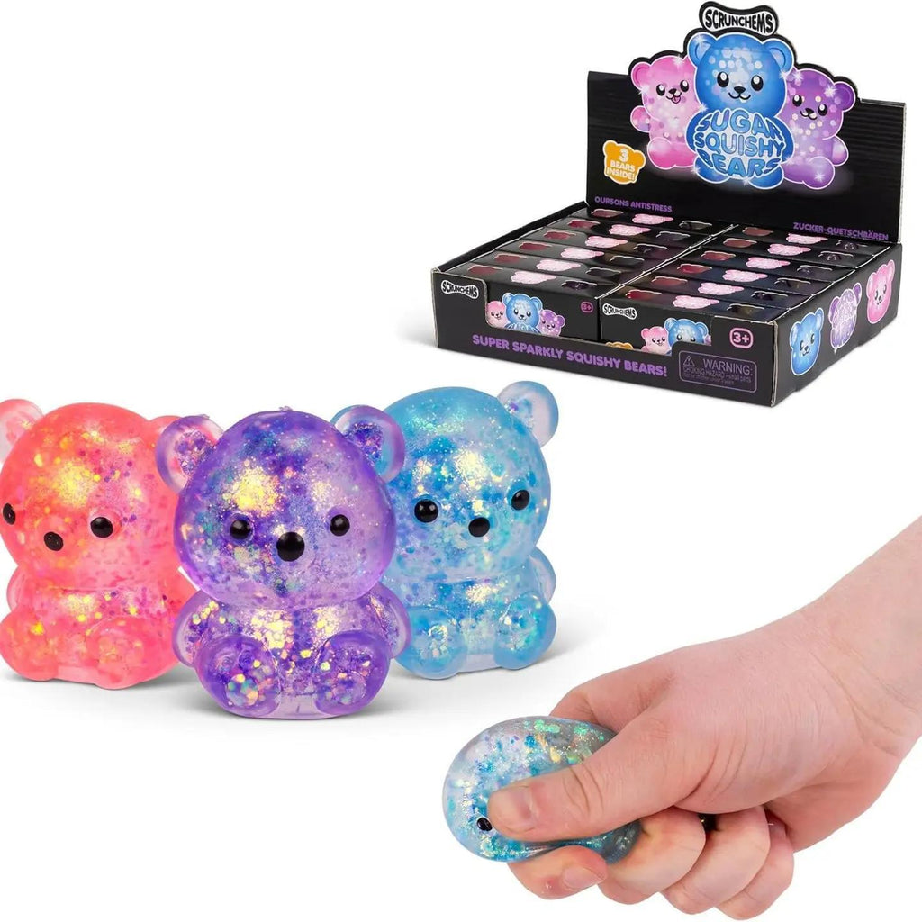 Scrunchems® Sugar Diddy Bears Squishy Fidget Toy (3pc)