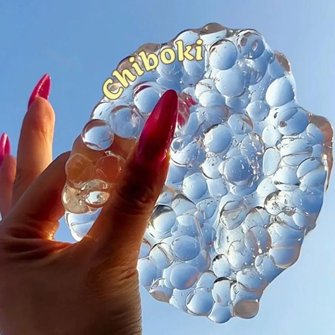 Clear Water Boba Stress Relief Ball ASMR Fidget Toy Sensory Cute Collectible Chiboki Studio