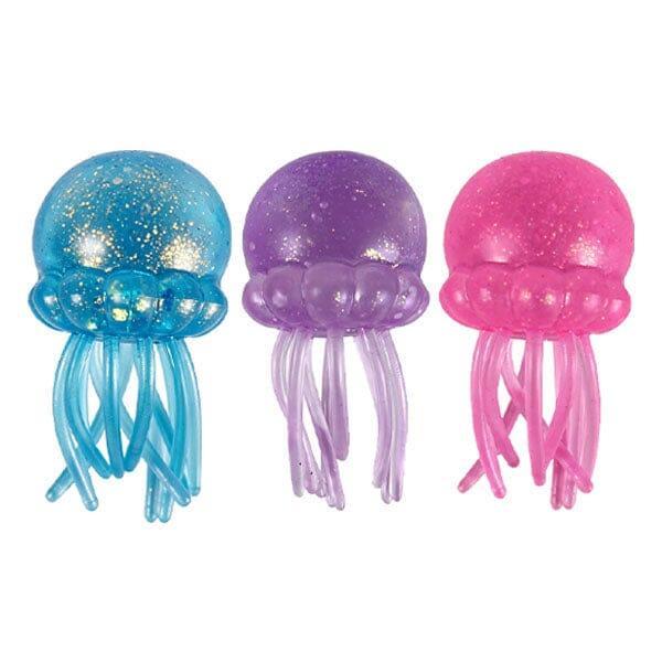 SugarSqueez Squishies Maltose Jellyfish Glitter Fidget Stress Ball (1pc) Assorted Colors