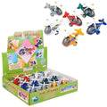 4" DIECAST PULL BACK AIR WHALE
HELICOPTER (12PCS/D