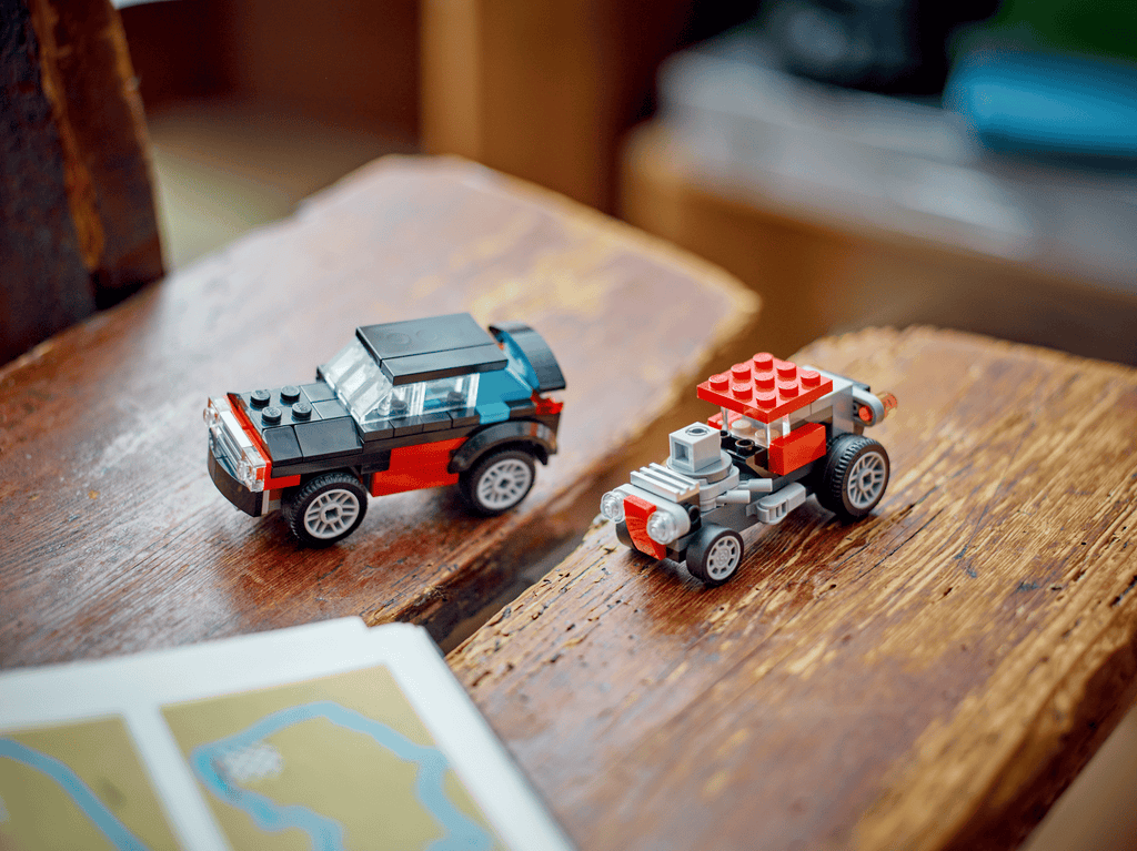 Flatbed Truck with Helicopter