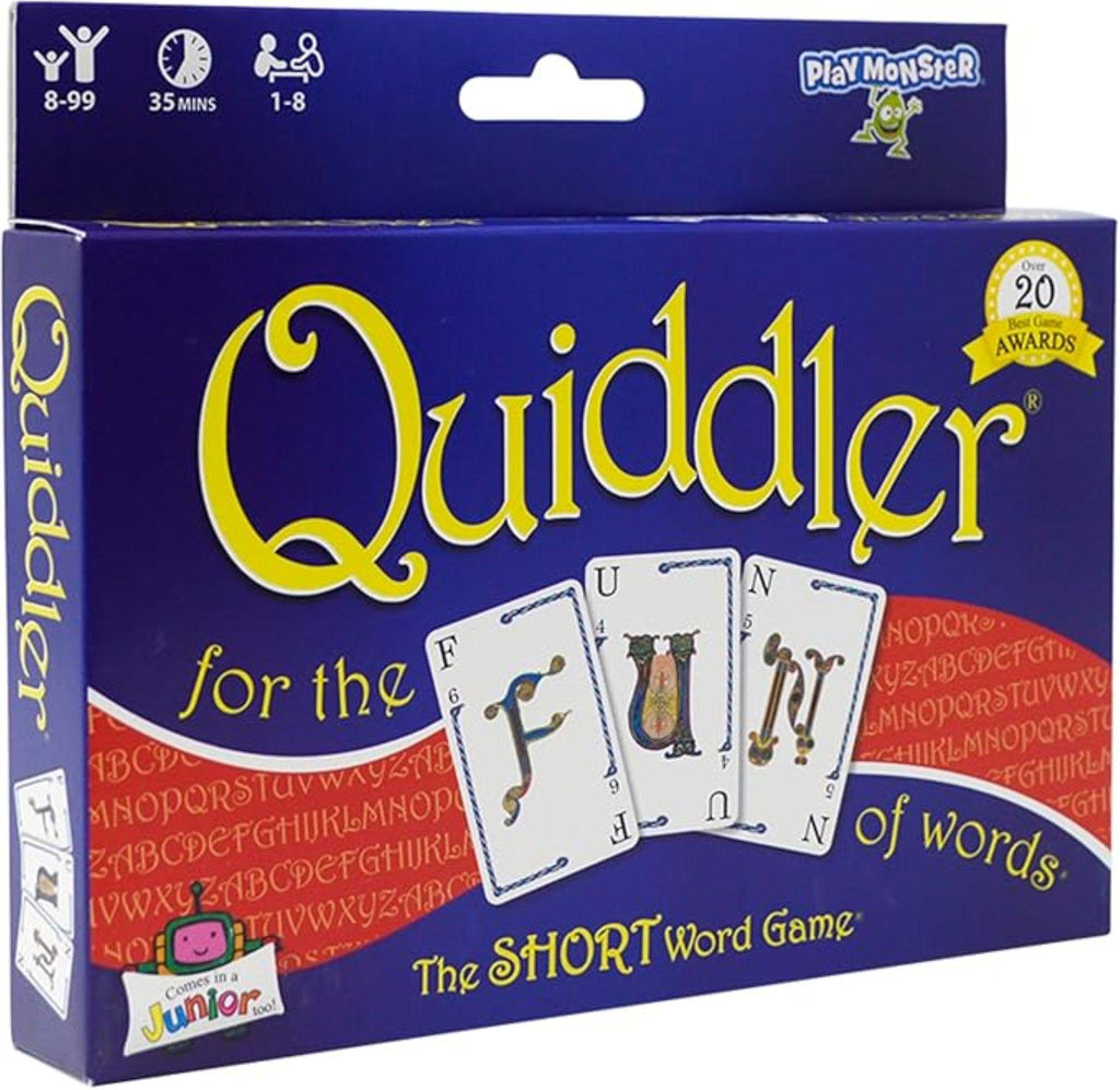 Quiddler — Card Game — Make Short Words with Cards to Win — For Family Game Nights — Ages 8