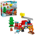10473 Fire Truck with Hose and Firefighter