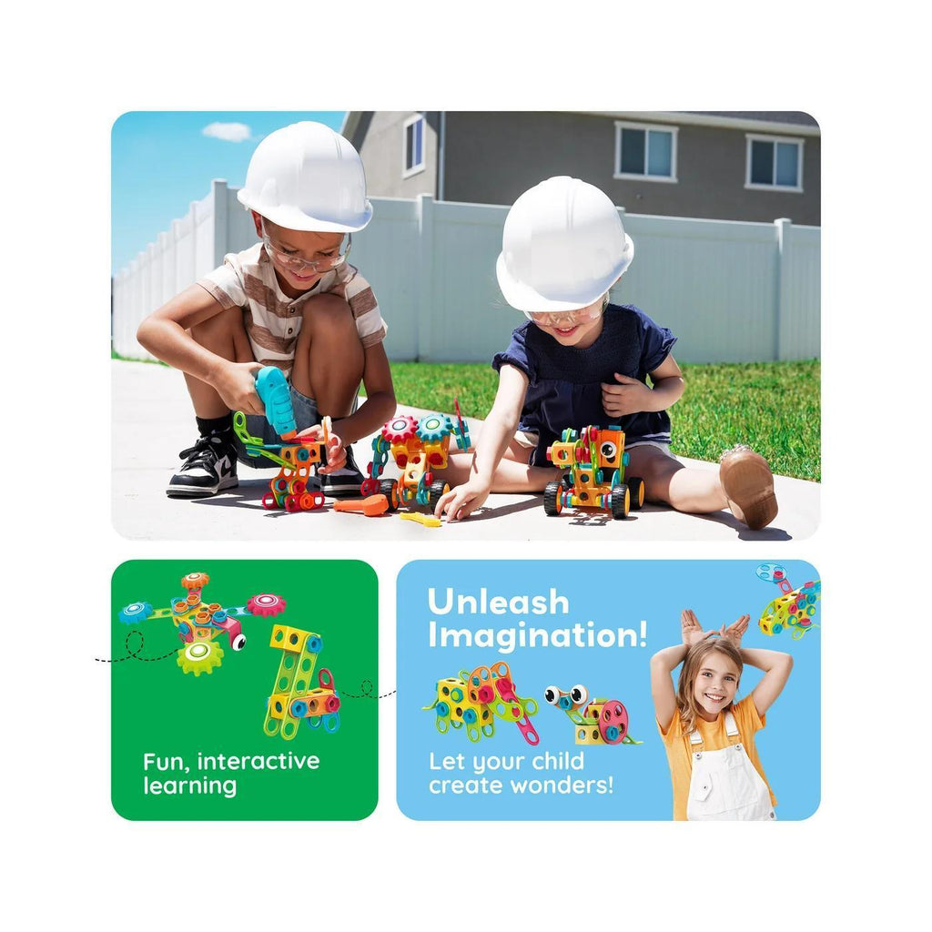 PicassoTiles Engineering Construction Set
