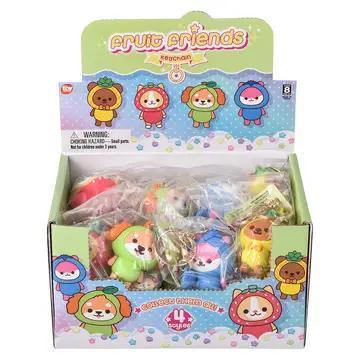 T8.5 2" KAWAII FRUIT ANIMAL CLIP
ONS (24PCS/DISPL