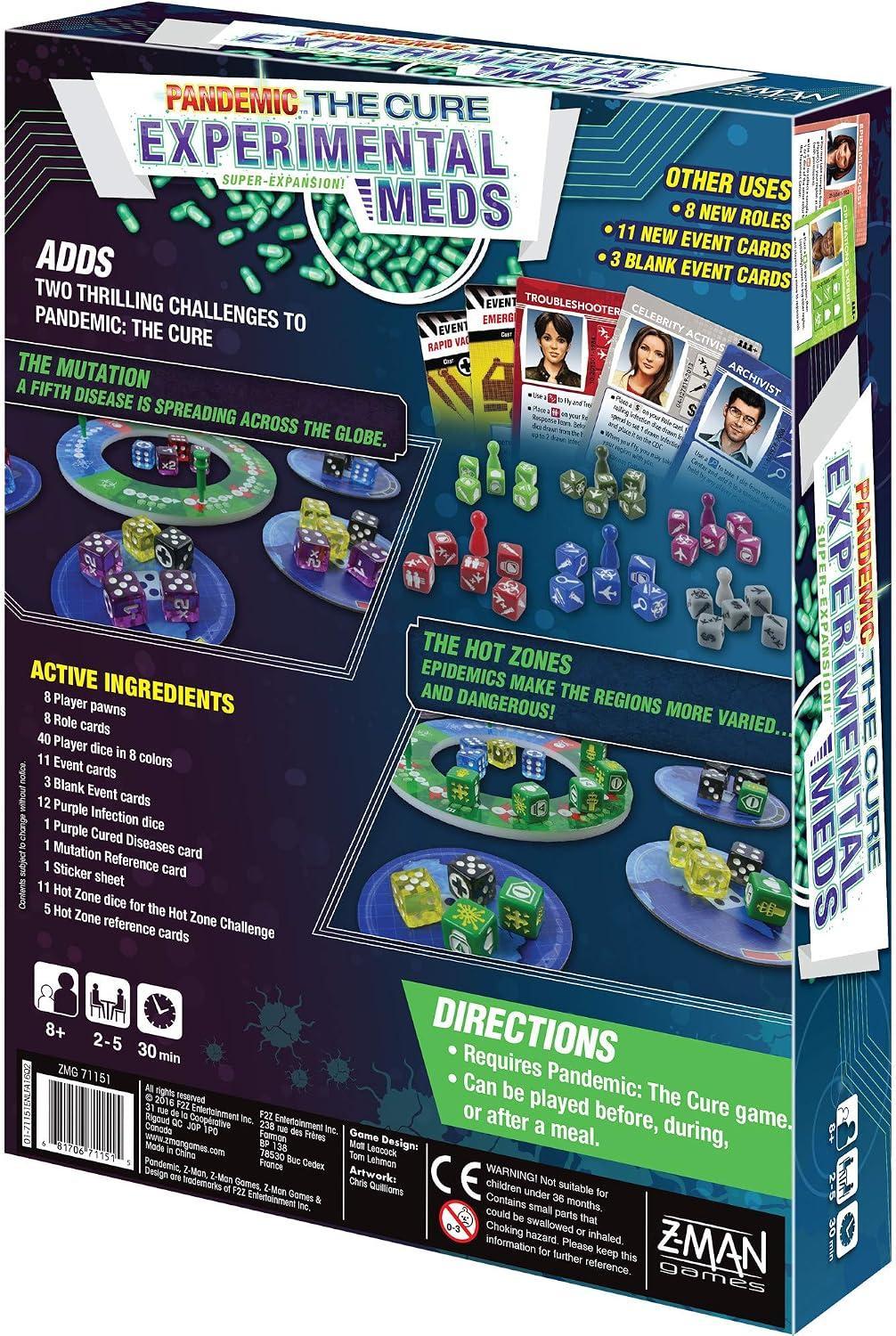 Pandemic: The Cure - Experimental Meds