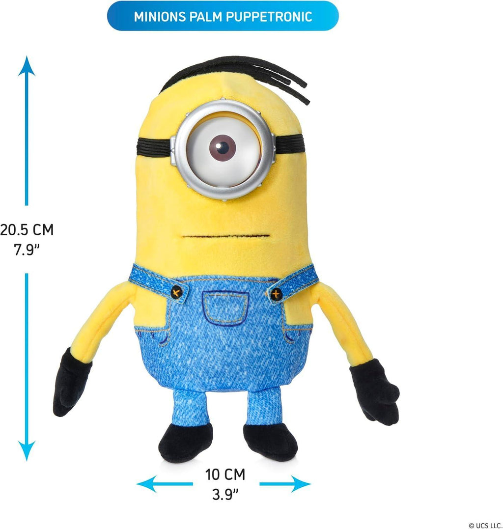 WOW! UNIVERSAL MINIONS TALL ONE EYE PALM PUPPETRONIC