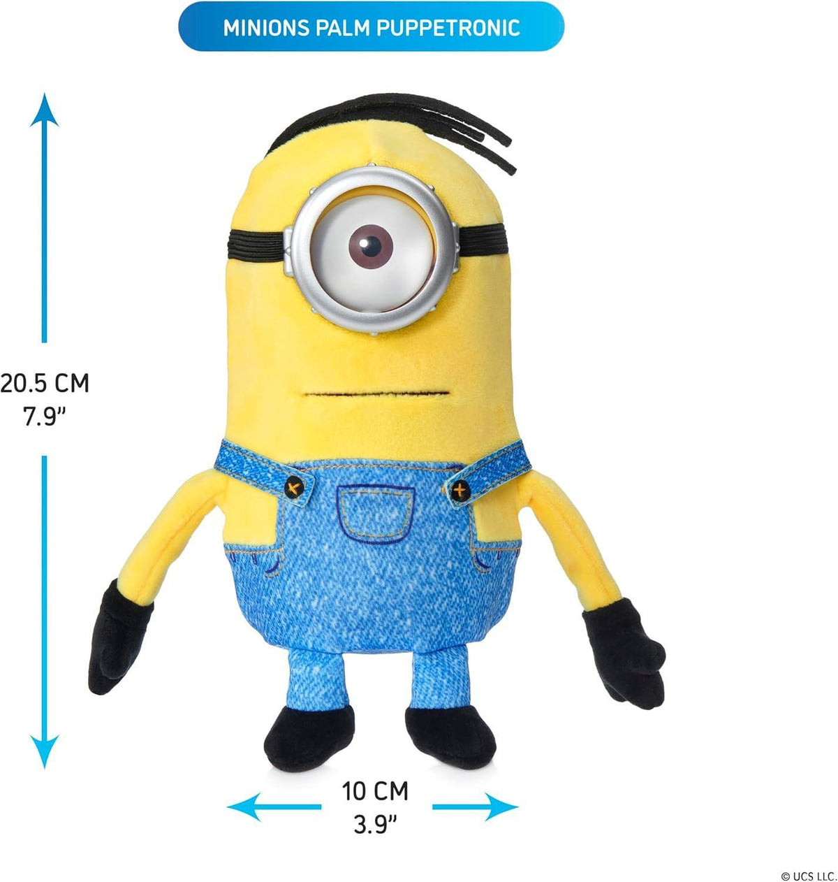 WOW! UNIVERSAL MINIONS TALL ONE EYE PALM PUPPETRONIC