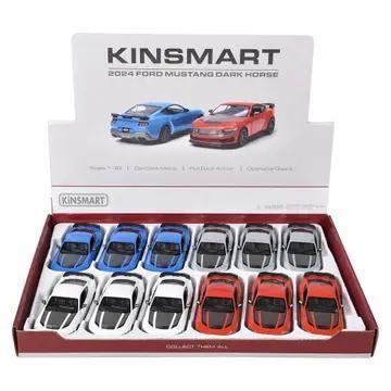 DIECAST PULL BACK 2024 FORD MUSTANG DARK HORSE 5"