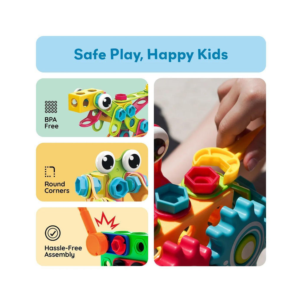 PicassoTiles Engineering Construction Set