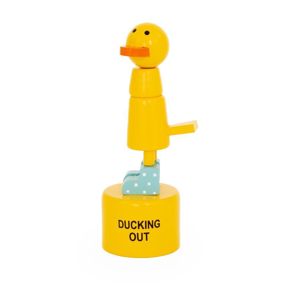 Ducking Out Push Puppet