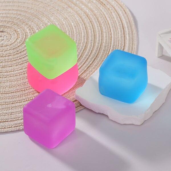 SugarSqueez Cube Squishy Fidget Sugar Stress Ball (1pc) Assorted Colors