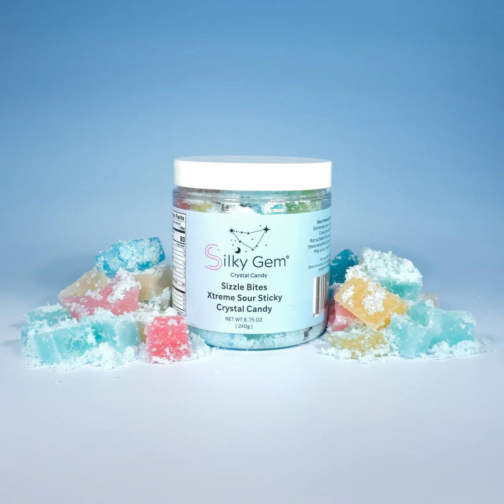 Sizzle Bites Xtreme Sour Sticky Crystal Candy
