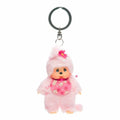 Monchhichi BCC Cherry Blossom Keychain, 4 in
