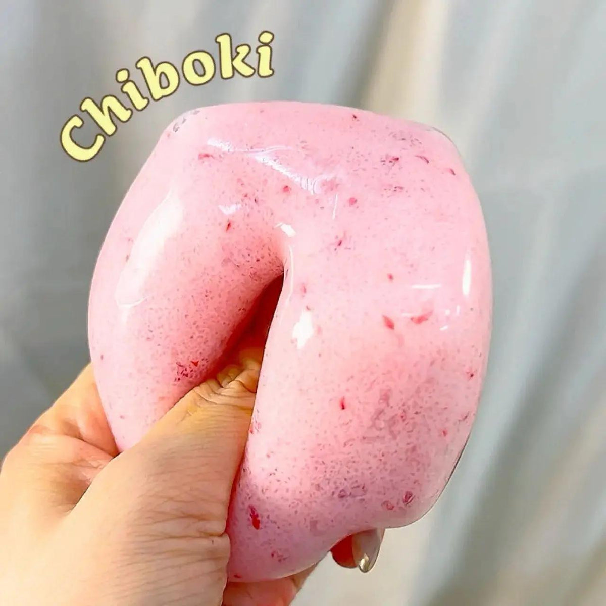 Strawberry Slush Cube Stress Relief Ball ASMR Fidget Toy Sensory Cute Collectible Chiboki Studio