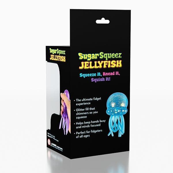 SugarSqueez Squishies Maltose Jellyfish Glitter Fidget Stress Ball (1pc) Assorted Colors