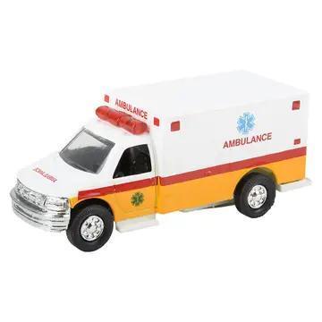 5" DIE CAST PULL BACK RESCUE AMBULANCE