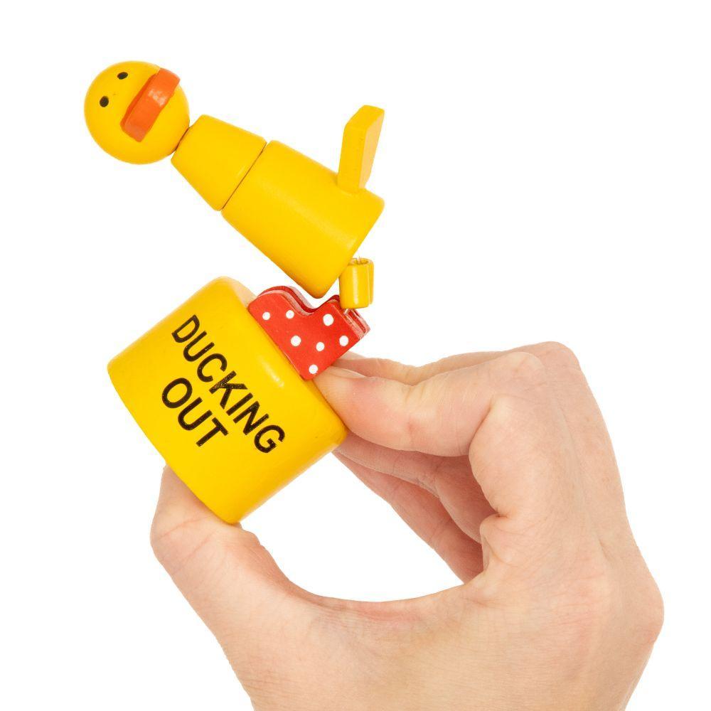 Ducking Out Push Puppet