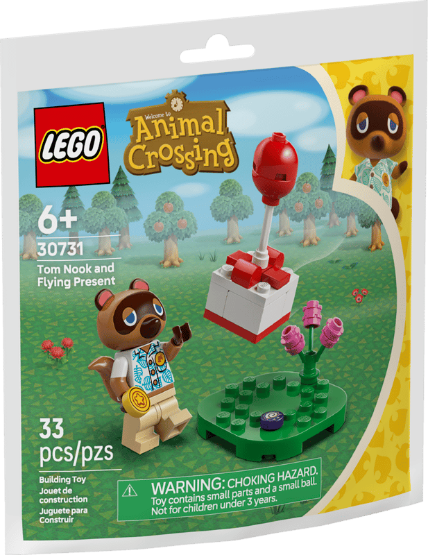 30731 Tom Nook and Flying Present CS PK 30