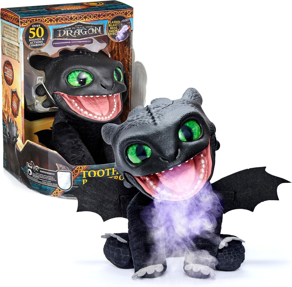 WOW! HOW TO TRAIN YOUR DRAGON TOOTHLESS PUPPETRONI