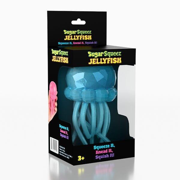 SugarSqueez Squishies Maltose Jellyfish Glitter Fidget Stress Ball (1pc) Assorted Colors