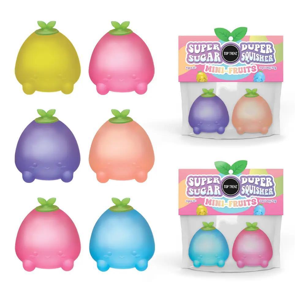 Super Duper Sugar Squisher - Mini Fruits 2 Pack set