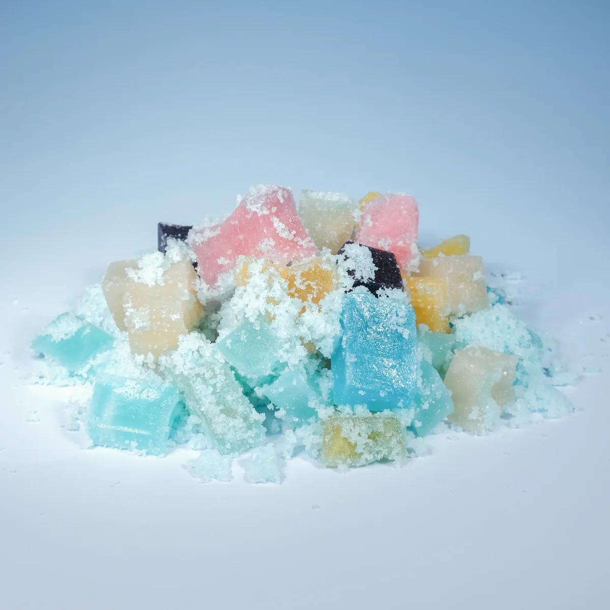 Sizzle Bites Xtreme Sour Sticky Crystal Candy