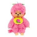 Monchhichi MCC Fruit - Plush Peach Pink, 5.5 in