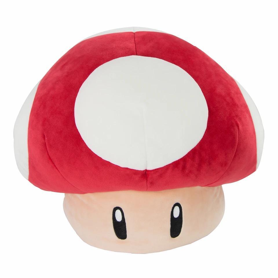 Mocchi- Super Mario™ Super Mushroom Mega Plush Toy, 15 inch