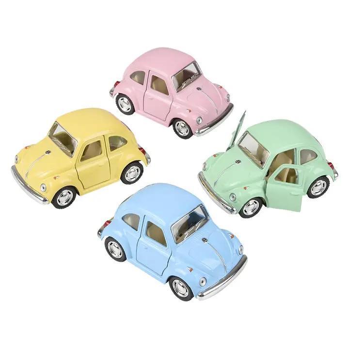 4" DIECAST PULL BACK 1967 VOLKSWAGEN CLASSIC BEET