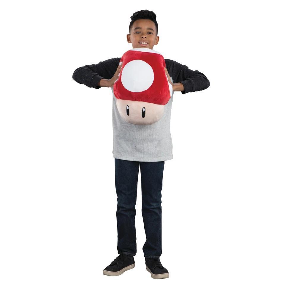 Mocchi- Super Mario™ Super Mushroom Mega Plush Toy, 15 inch