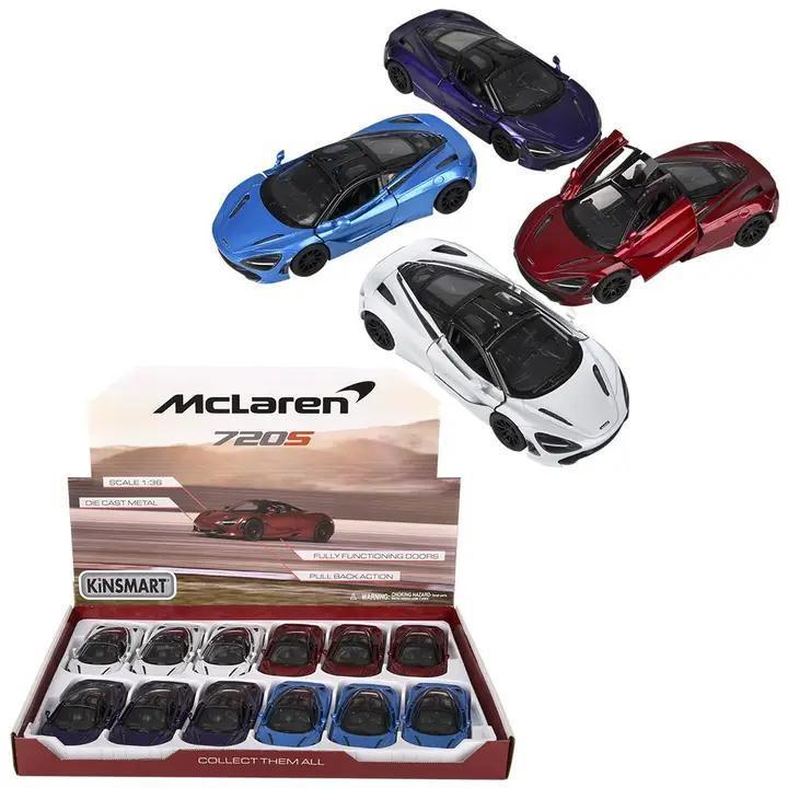 5" DIECAST PULL BACK MCLAREN 720S