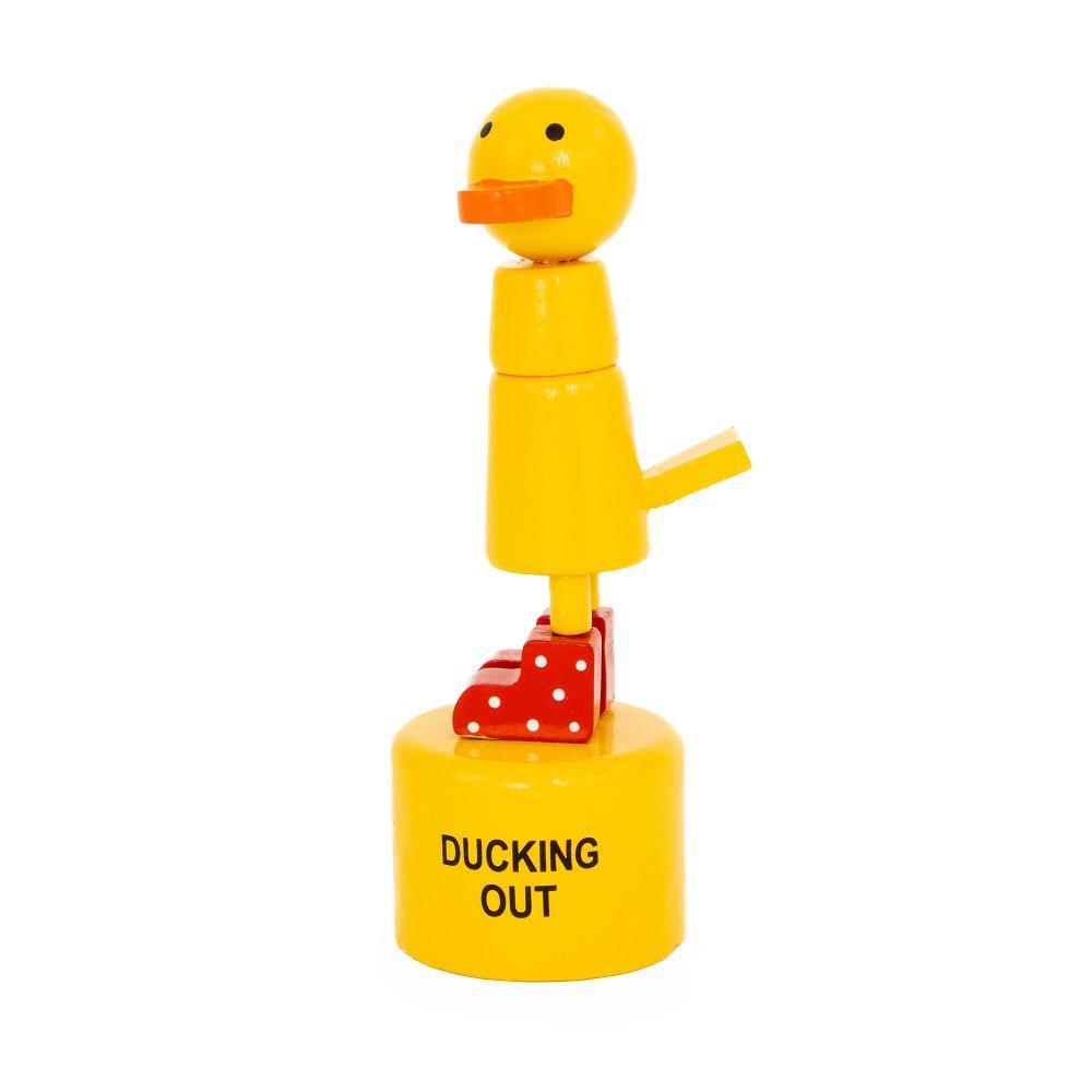 Ducking Out Push Puppet