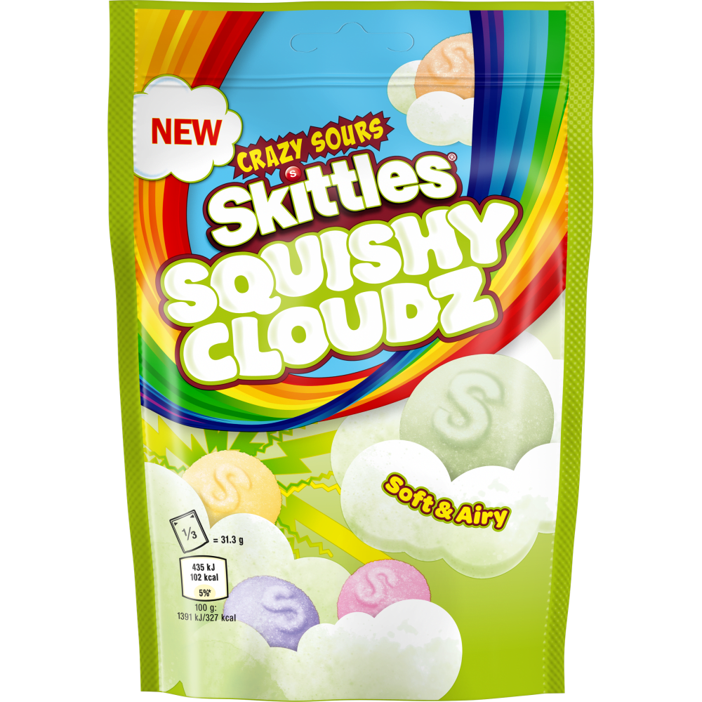 Skittles Squishy Cloudz Crazy Sour