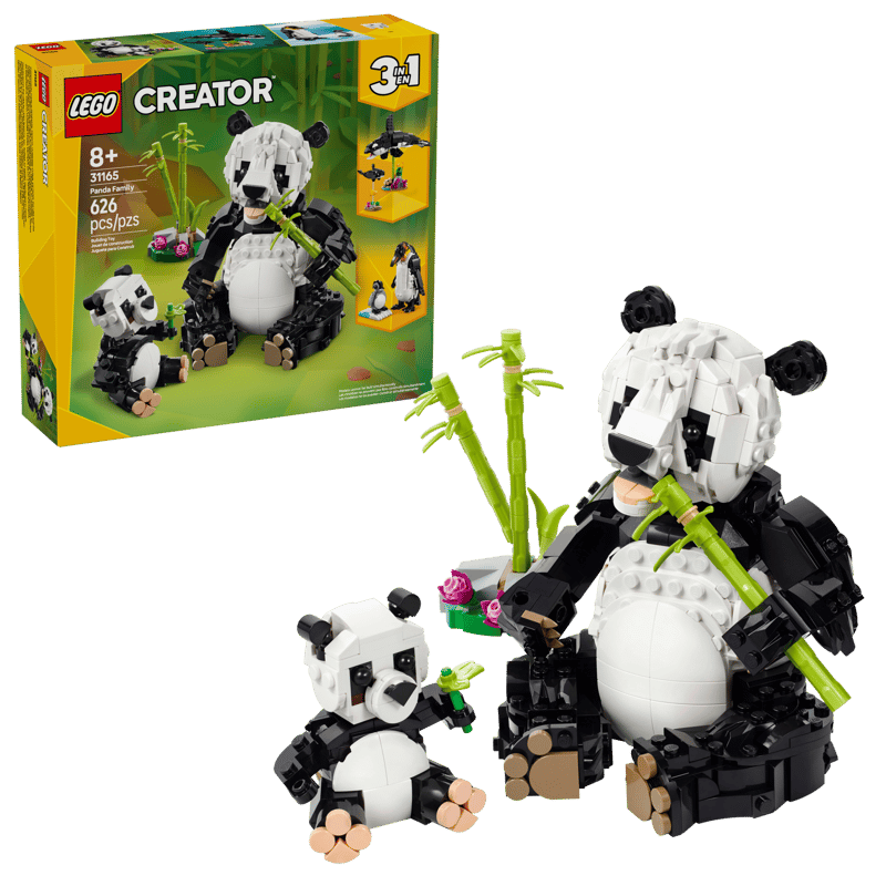 Wild Animals: Panda Family