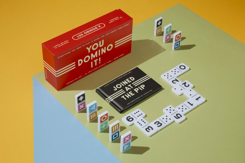 Brass Monkey You Domino It! Domino Game Set